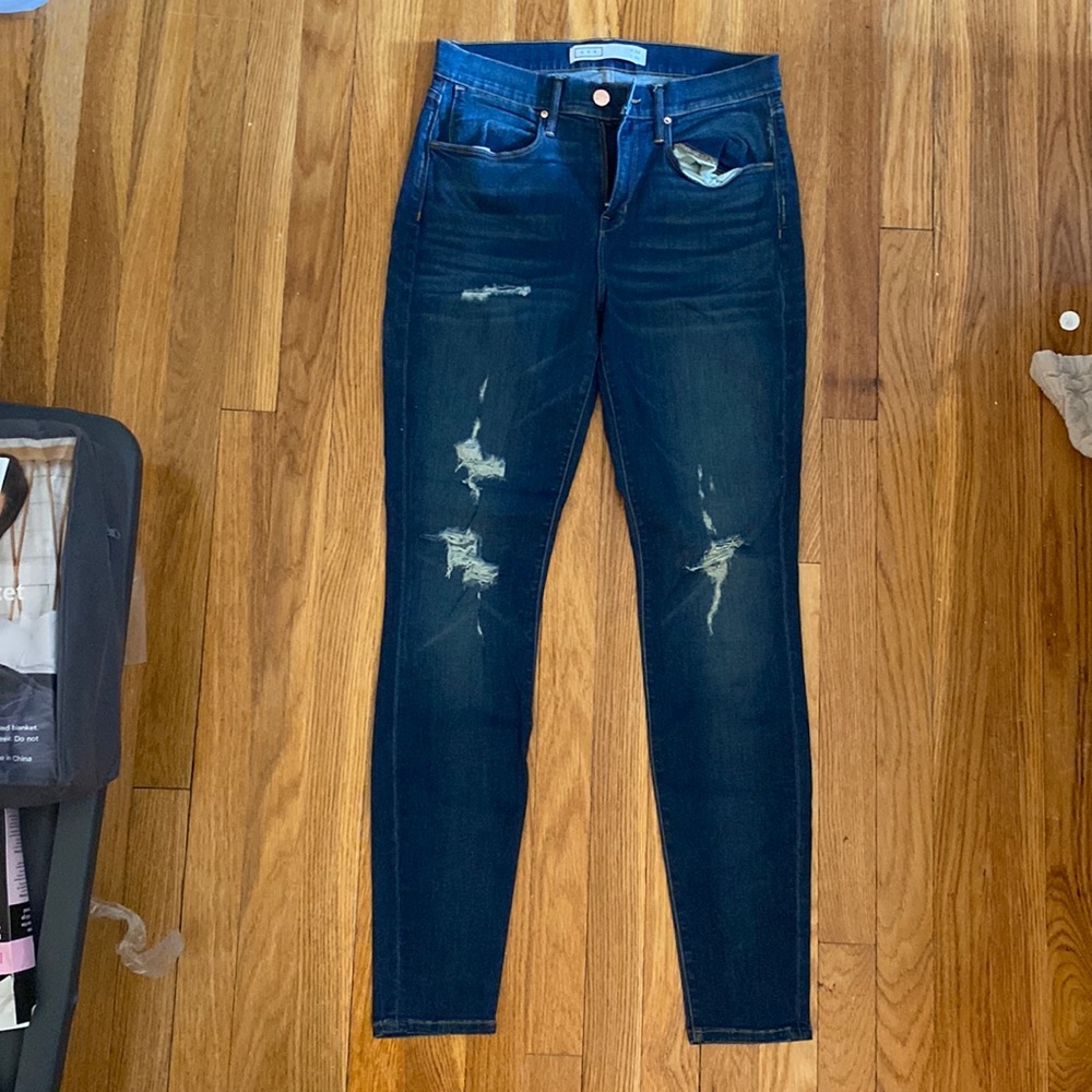 AYR distressed skinny jeans, size 30x30